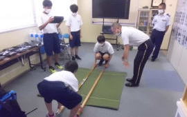 中学生へ自衛隊の理解を深める 加茂地域事務所で自衛隊職場体験学習