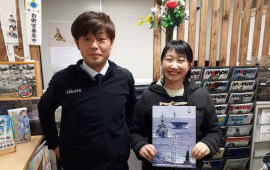 年末年始休暇でリフレッシュ 長岡出張所に帰郷訪問