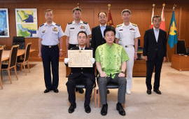 20年ぶり・悲願の1級賞状受賞！ 令和5年度優秀地方協力本部表彰
