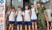 田上中学校職場体験
