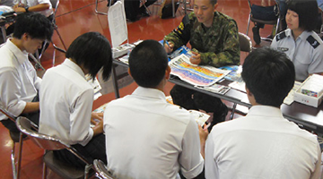 自衛隊説明会写真