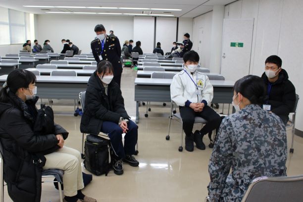 キャリア説明会での一コマ