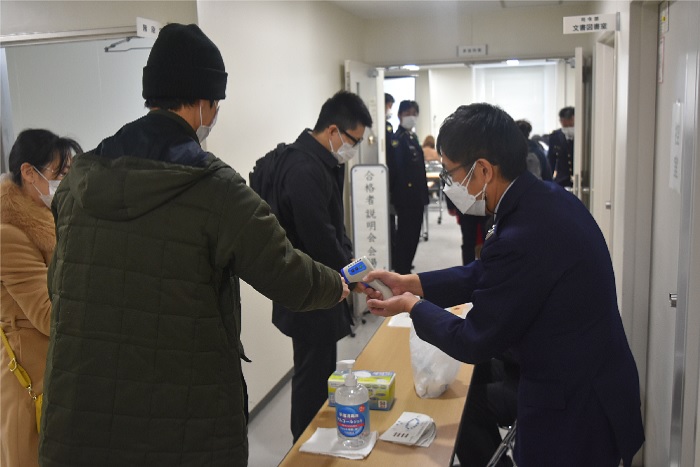 会場受付の様子
