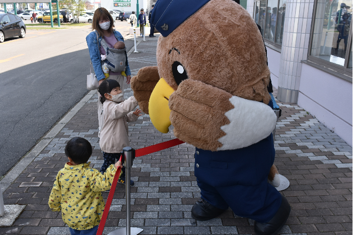 ろっきーも大人気