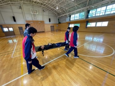担架搬送の体験