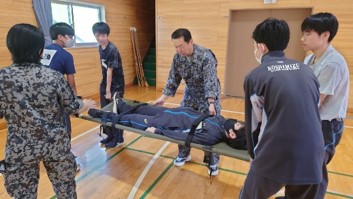 担架搬送の体験