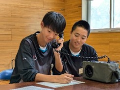 通信要領の実習