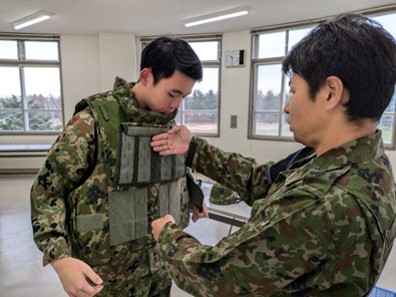 装備品の試着