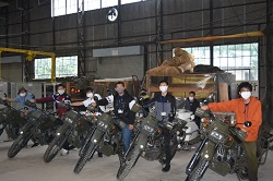 装備品展示の見学
