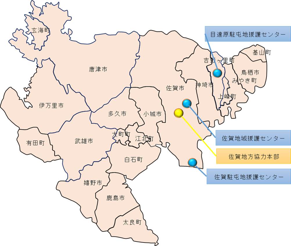 佐賀県地図