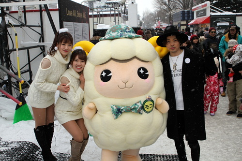 第70回さっぽろ雪まつりで募集PR