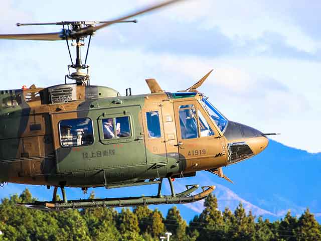 滝ヶ原UH-1J体験搭乗