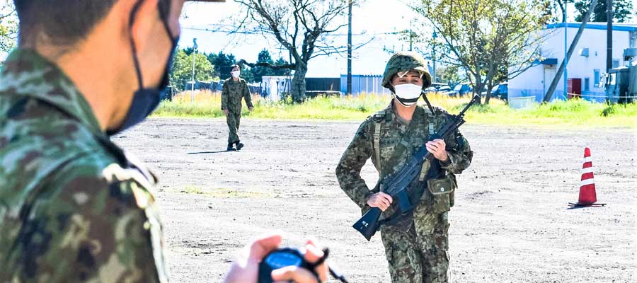 精強さを維持するために　体力検定実施