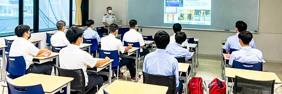 静清高校で3機関合同説明会を実施