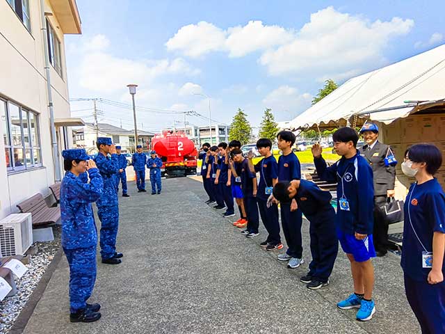 函南東中学校職場体験