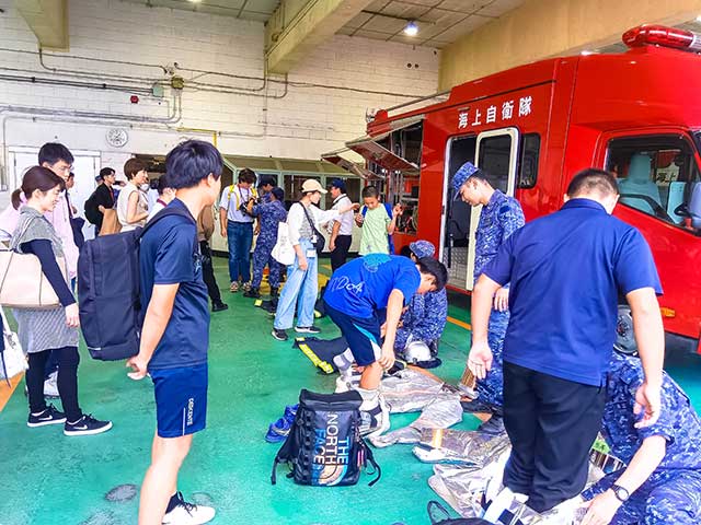 海自の航空部隊　厚木航空基地を見学