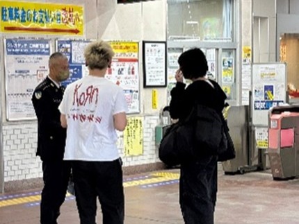 20260511佐野駅、足利駅、足利市駅における市街地広報写真２