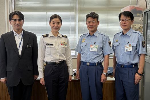 宇都宮市消防局長と写真