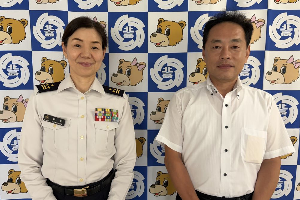宇都宮北高等学校表敬写真１