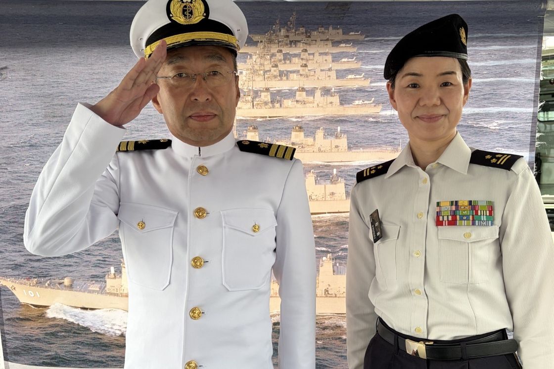 大田原広報展にて　相馬市長・北原市議と写真４