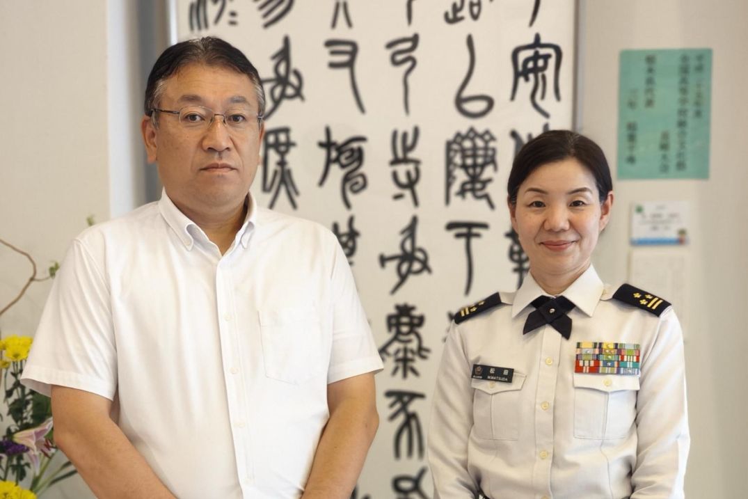 宇都宮南高等学校表敬写真２