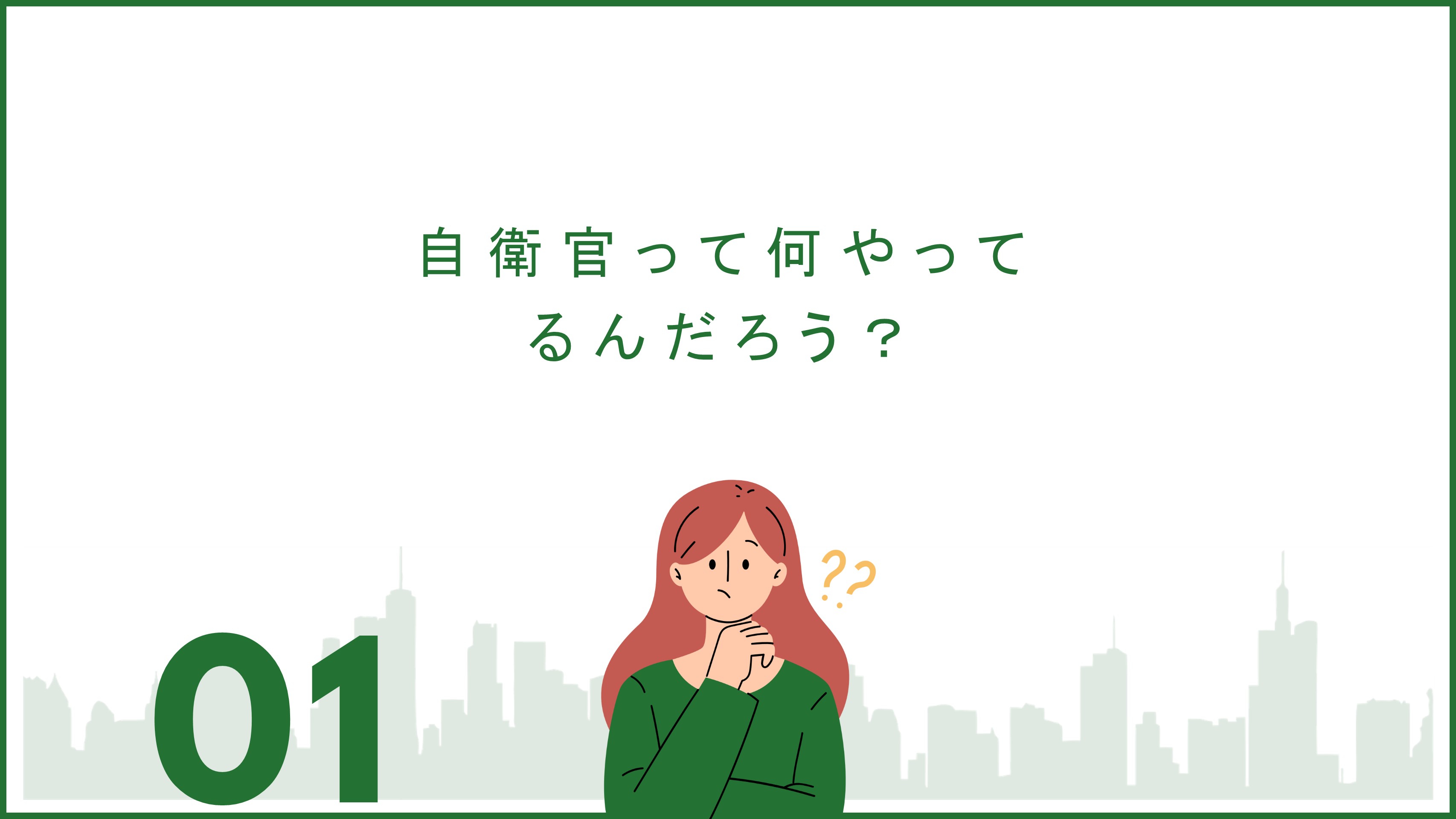 自衛隊について