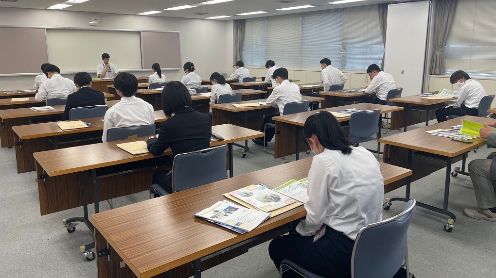 面接会場の様子