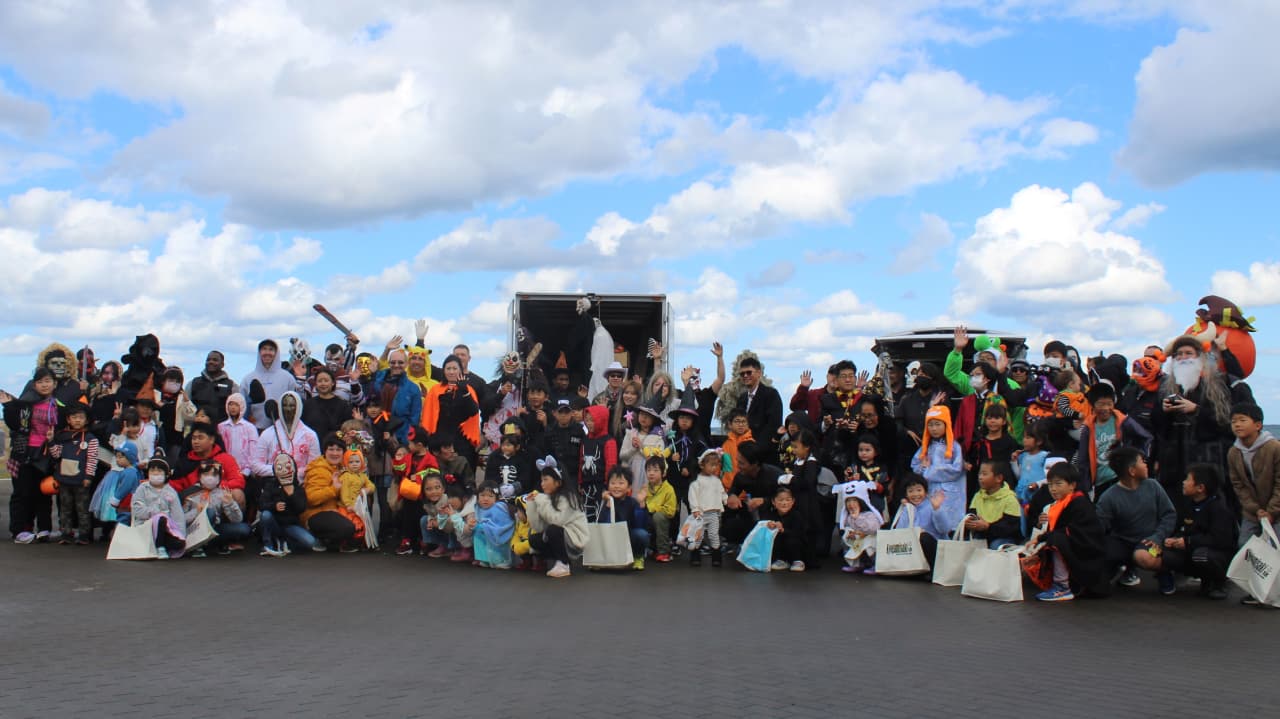 地域との交流（ハロウィンイベント）の様子