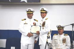 米海軍佐世保基地 司令官交替式