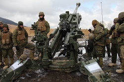 日出生台演習場における沖縄県道104号線越え実弾射撃訓練の分散・実施