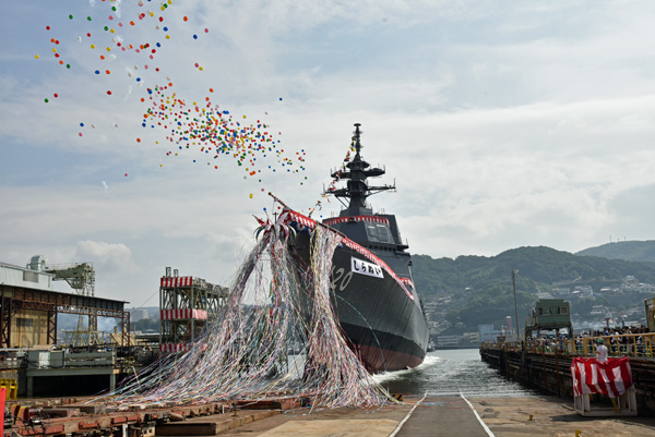 護衛艦　あさひ　しらぬい進水絵葉書 護衛艦 あさひ しらぬい進水絵葉書 Yahoo!オークション - 海上