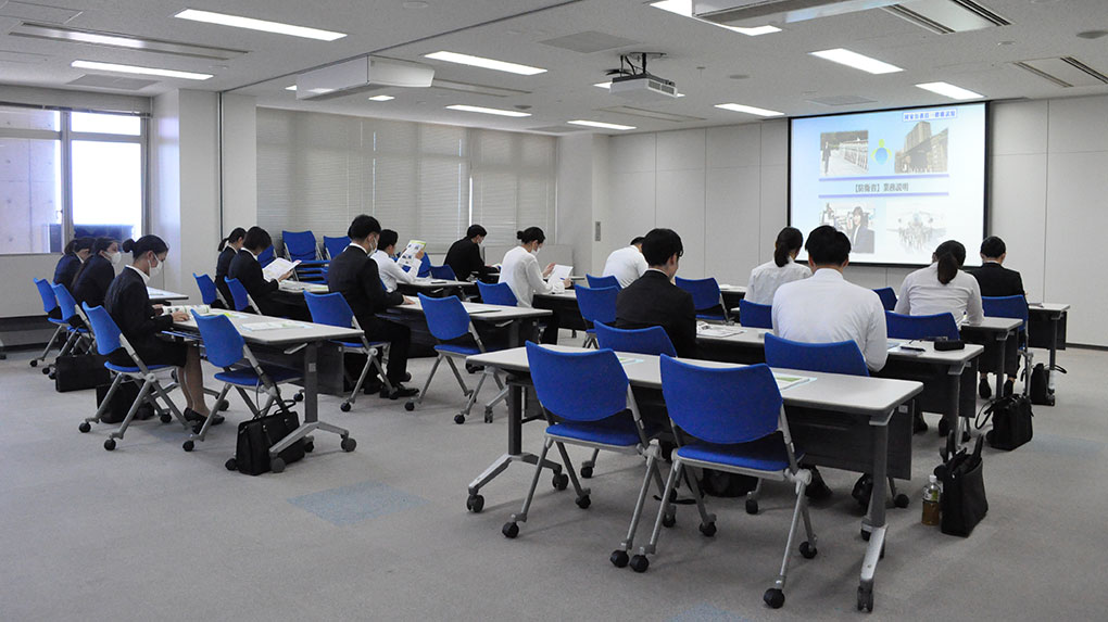 面接会場の様子