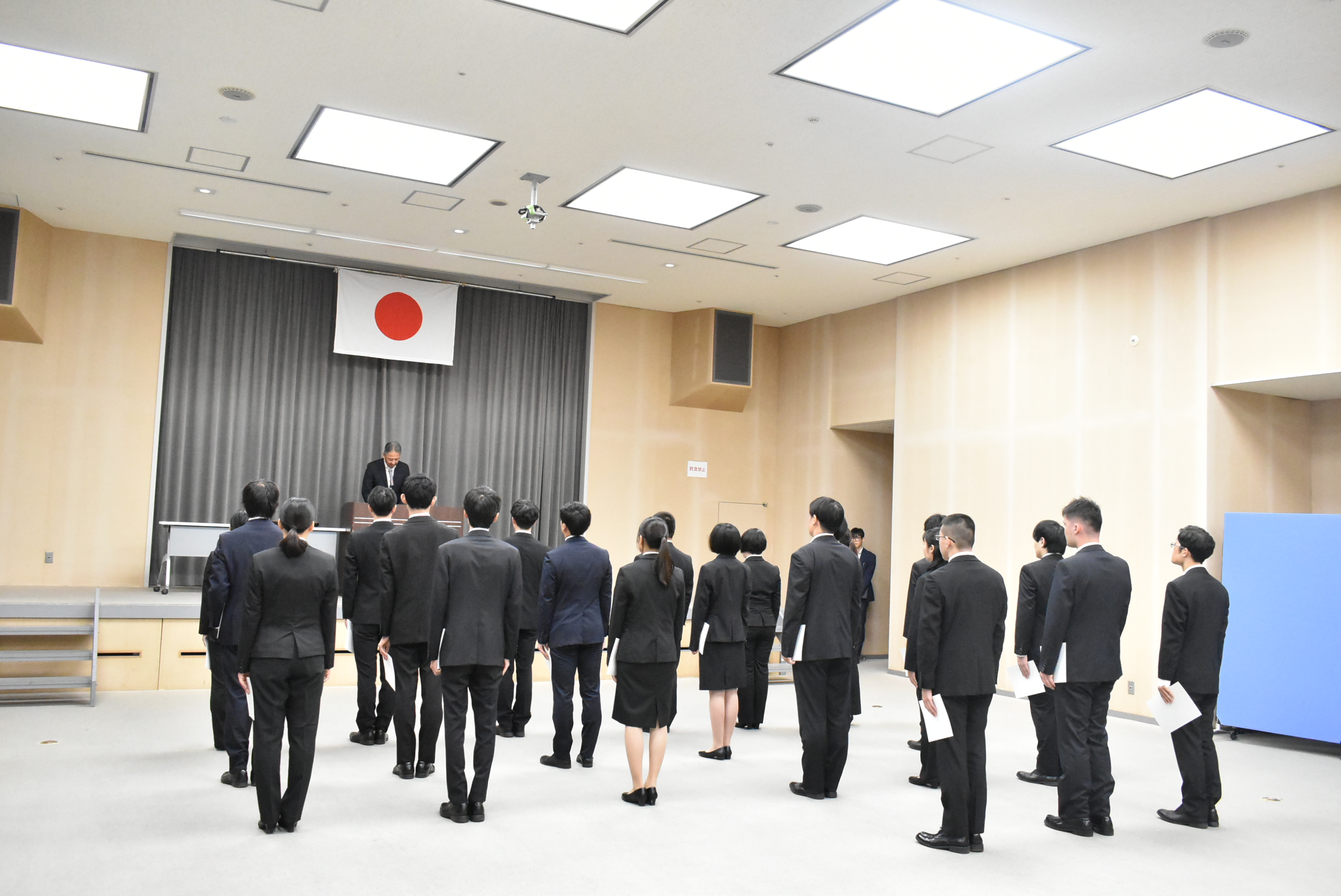 面接会場の様子