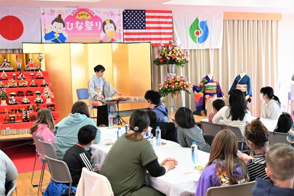 日米交流ひな祭り in TOHOKU Town 2025