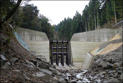 【土砂流出対策】砂防ダム（三重県）の画像